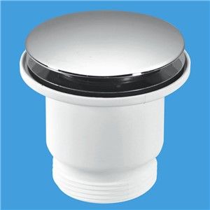 McAlpine 1.1/2 Inch Spring Loaded Mushroom Bath Plug
