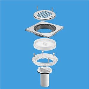 McAlpine Sheet To Tiled Trapped Gully Converter S/S