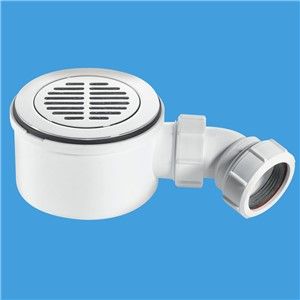 McAlpine Shower Trap Chrome Plated Brass (90mm)