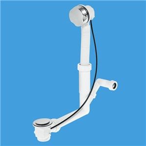 McAlpine 1.1/2 Inch Mushroom Pop Up Bath Waste And Overflow Chrome Plated Brass