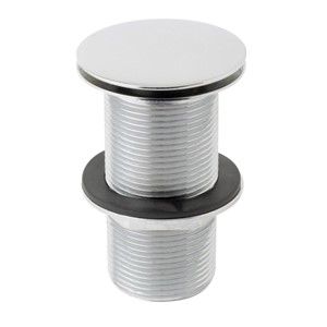 Keyplumb Mushroom Pop Up Basin Waste Slotted Chrome (1.1/2 Inch)