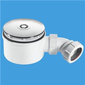 McAlpine Shower Trap Chrome Plated Brass (90mm)
