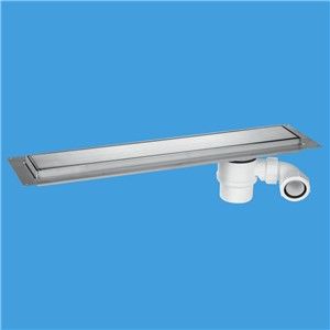 McAlpine 600mm Brushed Finish Channel Drain CD600-B