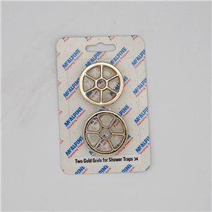 McAlpine No 34 Handipak - Two Gold Grids For Shower Traps