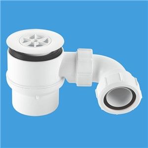 McAlpine Grid Top Shower Trap White