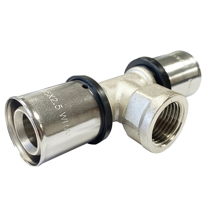 Keyplumb MLCP Female Branch Iron Tee (25mm x 1/2 Inch x 25mm)
