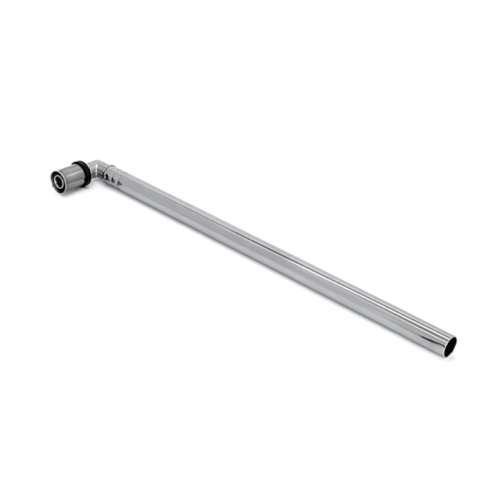 Keyplumb MLCP Radiator Elbow with Chrome Pipe
