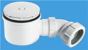 McAlpine 90mm Shower Trap White