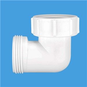 McAlpine Macvalve 90 Degree Bend (1.1/2 Inch Female Inlet Nut x Inch BSP Male Connector)