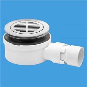 McAlpine Shower Trap Chrome Plated Brass (90mm)