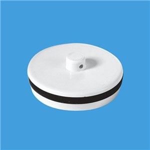 McAlpine 1.1/2 Inch White Plastic Plug And Rubber Seal