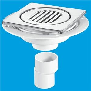 McAlpine Untrapped Gully With Vertical Outlet For Tiled Or Stoned Floors