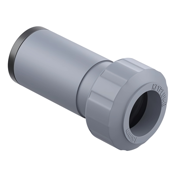 Keyplumb Polybutylene Push-Fit Fitting Reducer (22 x 15mm) (Grey)