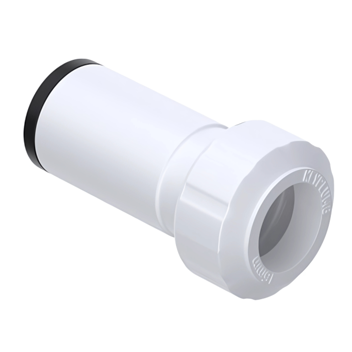 Keyplumb Polybutylene Push-Fit Fitting Reducer (22 x 15mm) (White)