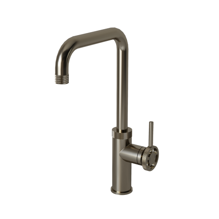 LABOR Industrial Style Kitchen Mixer Tap (Brushed Steel)