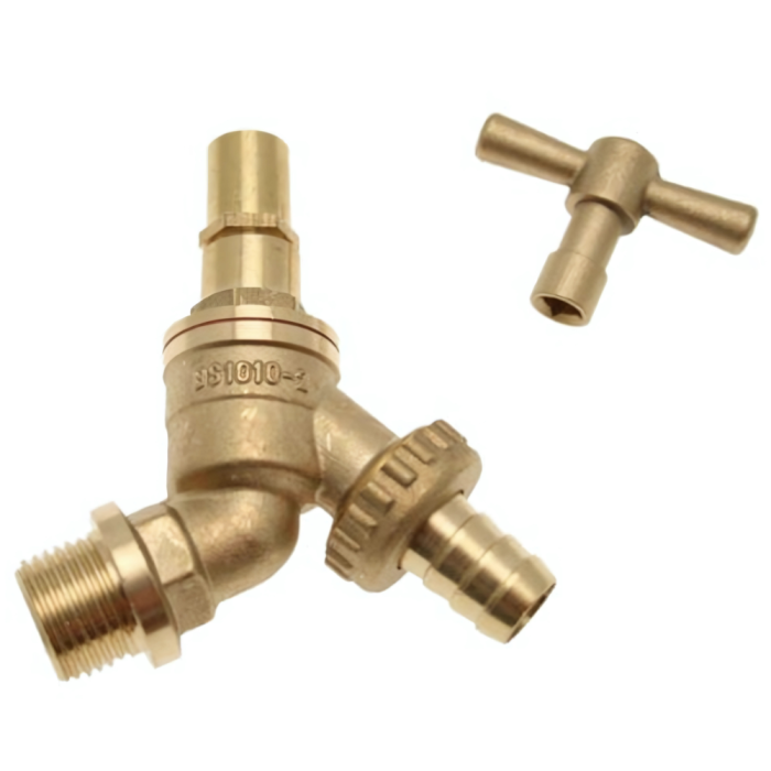 Lockshield Hose Union Bib Tap WRAS (1/2 InchÂ Inch)