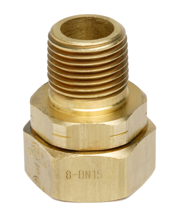 Gastite DN50 Straight Fitting  Brass 2