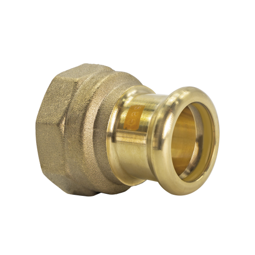 Press Fit M Profile Female Iron Coupler GAS CxF (35mm 1.1/4 Inch BSP)