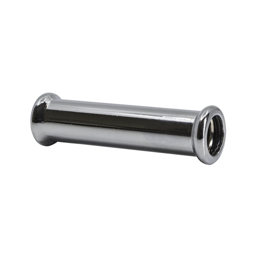 Chrome Press Fit M Profile Slip Coupler WRAS (15mm)