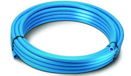 BLUE MDPE PIPE 32mm x 25MTR COIL