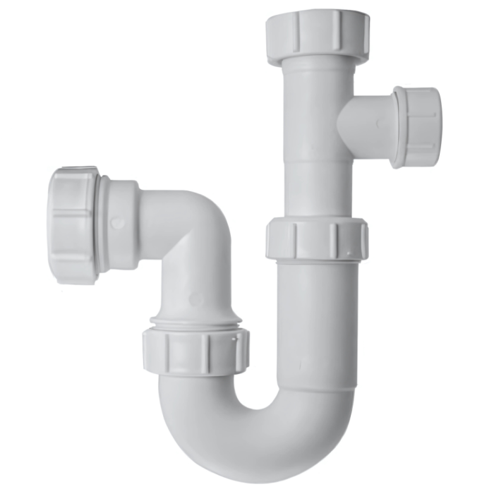 Masterflow Extended Swivel P Trap with Outlet Ext. (1.1/4 Inch)