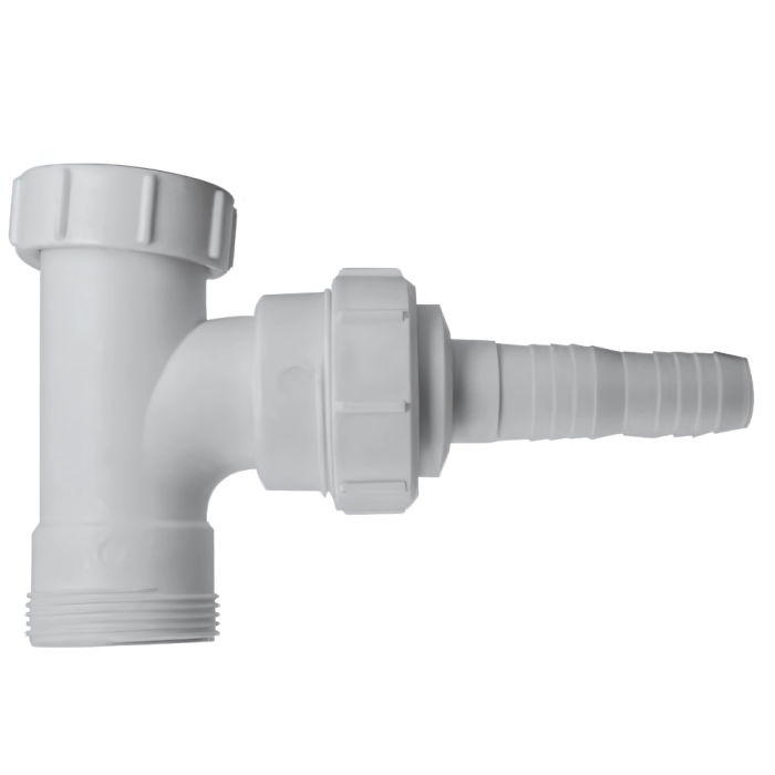 Masterflow Swivel Inch BSP Swept Tee with Nozzle (1/2 Inch x 1.1/2 Inch)