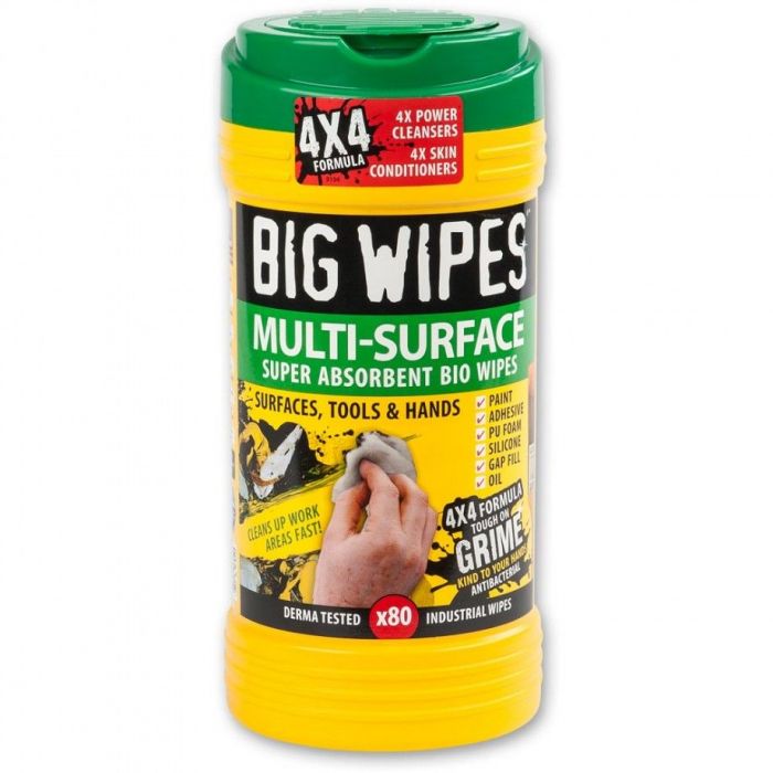 Big Wipes Multi Surface Wipes (Pack of 80)