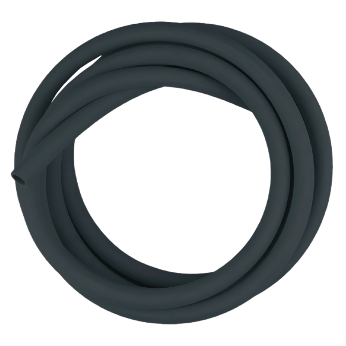Hinton Neoprene Rubber U Gauge Hose (Black) (2m)