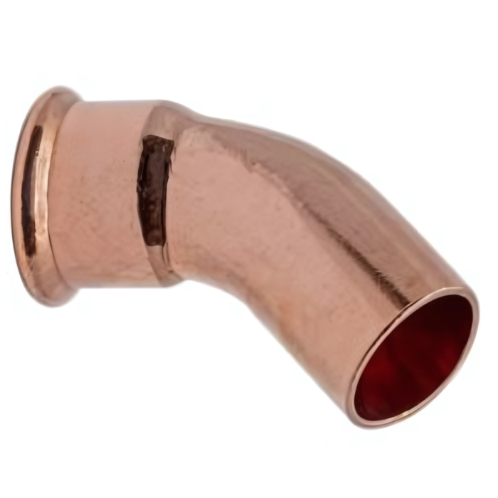 Press Fit M Profile 45 Obtuse Street Elbow WRAS (108mm)
