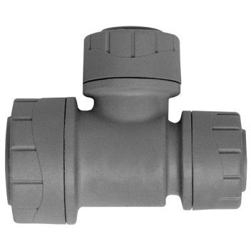 Polyplumb Enhanced 15mm x 10mm x 10mm Branch And End Reduced Tee