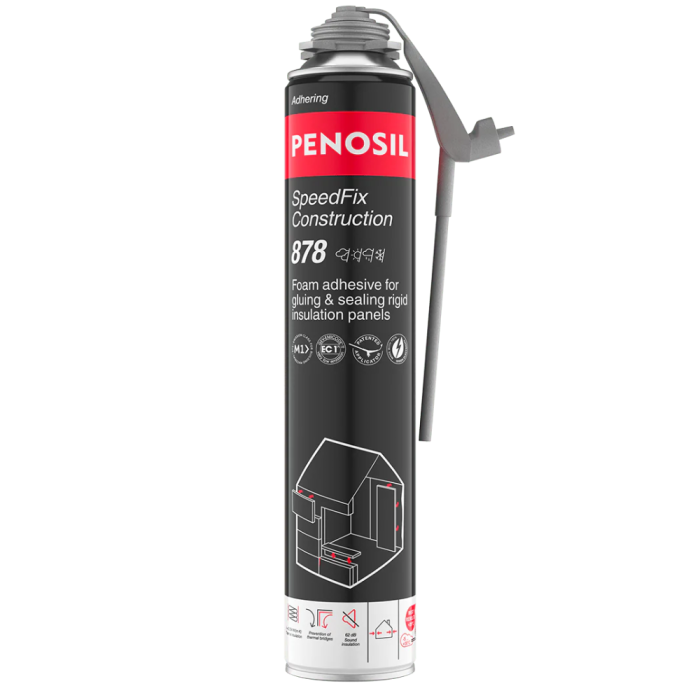 Penosil SpeedFix Construction Multipurpose Foam Adhesive (750mL) (Grey)