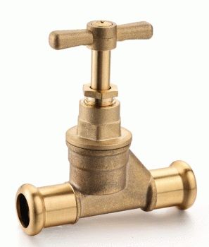 Press Fit M Profile Stopcock WRAS