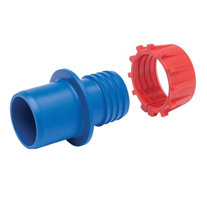 Plasson Plastic Compression Conversion Kit (20mm x 1/2 Inch) (Class C) High Density Dark Blue