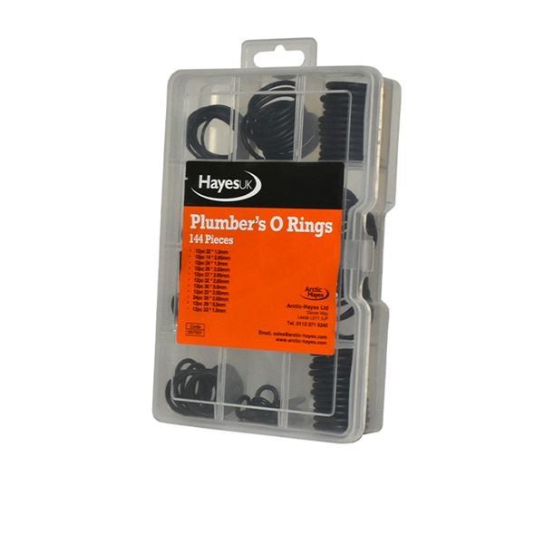 Arctic Hayes Plumbers O Ring Kit 144 Pieces