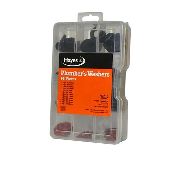Arctic Hayes Plumbers Washer Kit 144 Pieces