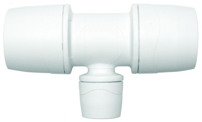 Polymax 22mm x 22mm x 10mm Branch Reduced Tee