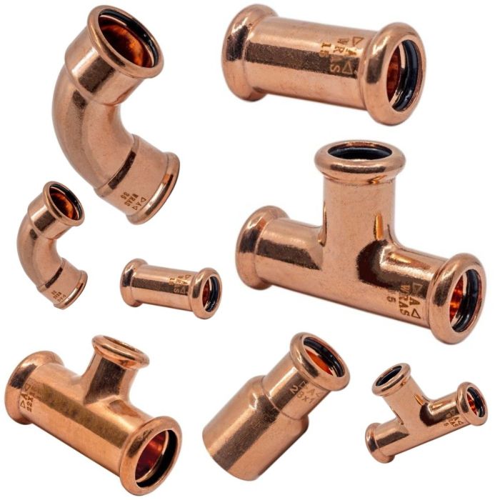 15mm and 22mm M Profile Fittings Pack (1000 Fittings)