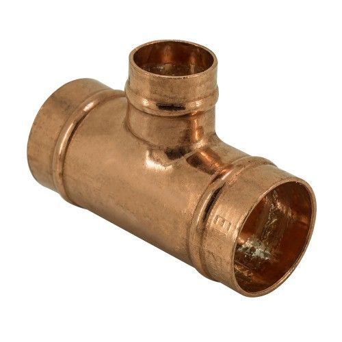 Copper Solder Ring Fitting Reduced Branch Tee