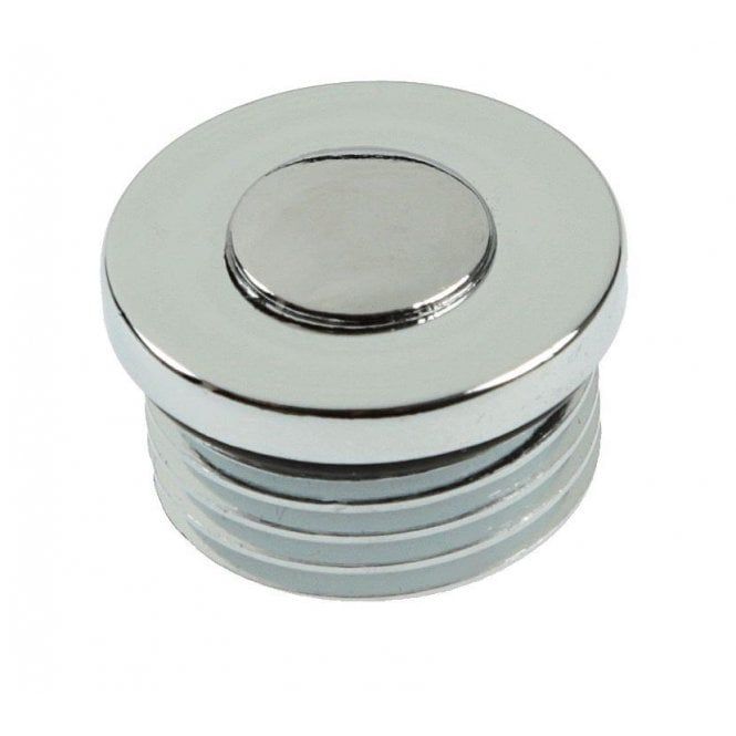 Polished Chrome Rad Vent and Chrome Plastic Cap (1/2)