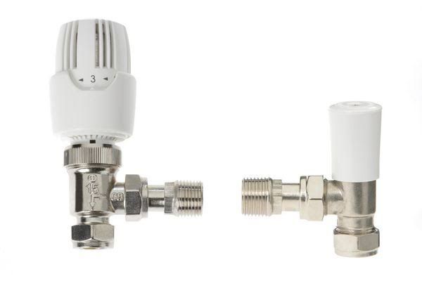Drayton RT414 Angled Body and Lockshield (15mm)