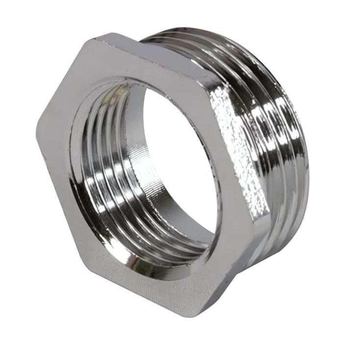 Brass Bush (Chrome Plated) (3/4 x 1/2 Inch)