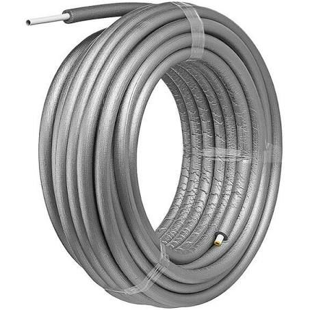 Alpex Duo XS Multilayer Composite Pipe Pre Insulated ( Grey ) 26 x 3mm - 13mm Insulation 25 Mtr Coil