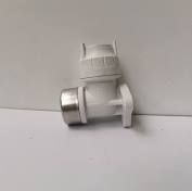Polyplumb Enhanced 22mm x 3/4 Inch Wall Plate Elbow White