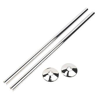 Talon Snappit Pipe Cover and Collar Pack 200mm Chrome
