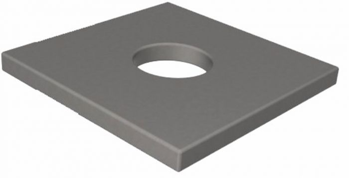 M12 Square Plate Washer 5mm BZP (Per 100)