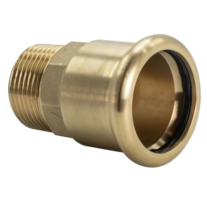 Press Fit M Profile Male Iron Coupler WRAS CxM (66.7mm 2.1/2 Inch BSP)