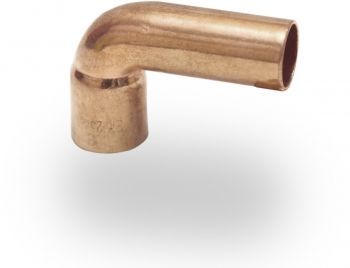Copper End Feed Street Elbow 22mm Long Tail