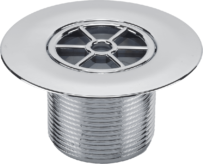 McAlpine Long Tail Shower Trap Grid Chrome Plated Plastic (85mm)