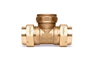 Flexigas FG40-FG40-CC35, CTT Type3: FG DN40 x FG DN40 x Copper 35mm Tee