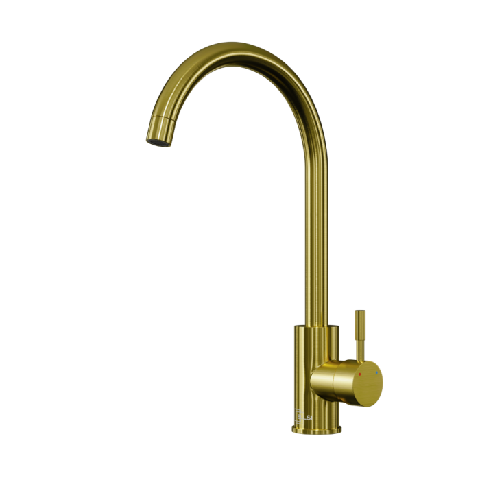 TIVOLI Single Lever Kitchen Mixer Tap (Brushed Gold)